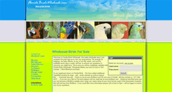 Desktop Screenshot of floridabirdswholesale.com